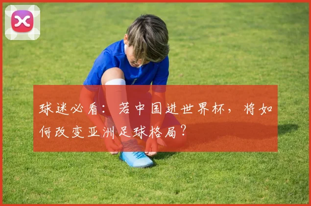 球迷必看：若中国进世界杯，将如何改变亚洲足球格局？